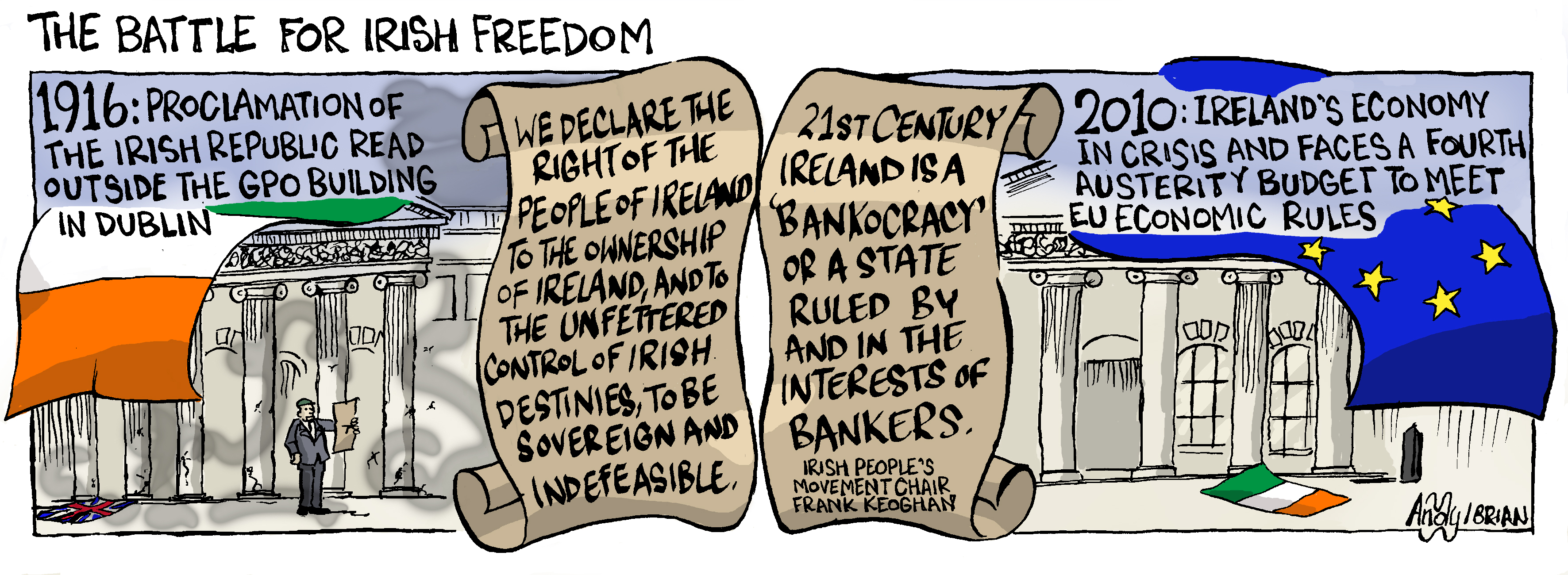 Ireland's independence lost under ECB&IMF dominance