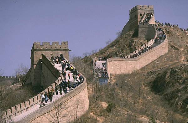 The wall of China